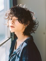 ラベストクズハ(LOVEST KUZUHA)&nbsp;メンズマッシュ/マッシュパーマ/メンズパーマ/アッシュブラウン