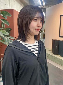 ノエ(noe) 黒髪カタログ/クラゲヘアー/オリーブグレー/栄r12