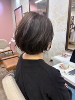 フィガロ ウメダ(FIGARO UMEDA)&nbsp;暗めカラー大人ひし形ボブ11.14