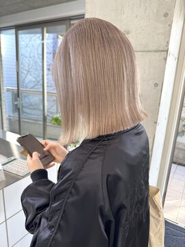 サンクプロジェクト(cinq PROJECT) 原宿韓国顔まわりミルクティーベージュマロンベージュ