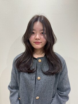 シェノン サントル(CHAINON CENTRE) 梅田/黒髪/クラゲヘアー/オリーブグレー/小顔/ココアベージュ