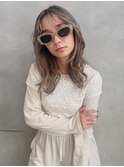 #透明感カラー #ハイライトカラー #顔周りレイヤー
