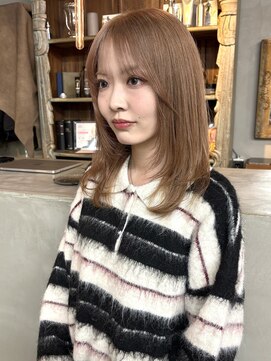 ステップボーンカットオオサカ(STEP BONE CUT OSAKA Via TICK-TOCK) 【ステップボーンカット】キャラメルベージュ