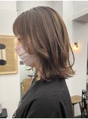 ＊ボブレイヤーカット顔周りレイヤーウルフハッシュカット