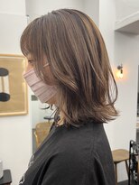 シベルバレー 横浜(sibell)&nbsp;＊ボブレイヤーカット顔周りレイヤーウルフハッシュカット