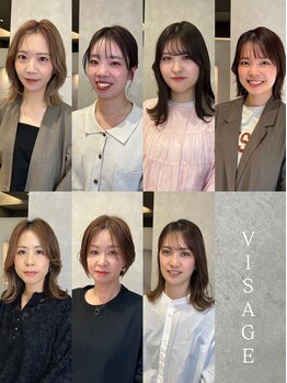 ヴィサージュアクト(VISAGE a.c.t)の写真/新宿線本八幡駅15秒★女性スタイリストが多く在籍しているので、過ごしやすく相談しやすい環境◎