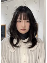 コフィー バイ メルト 吉祥寺(cofy by melt) 【中澤彩乃】ミディアムレイヤーカットハッシュカット前髪吉祥寺