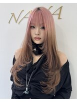 ナナ(NANA) レイヤーカット/ウルフカット/ダブルカラー/ブリーチ/髪質改善