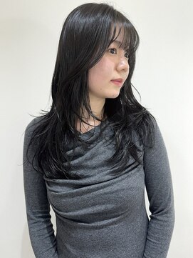 パース 横浜(PERS) 暗髪color × layer cut