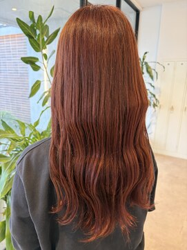 ジョイヘアー 大在店(JOIE hair) 鮮やか暖色カラー