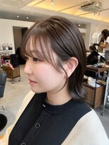 ガレリアエレガンテ 徳重店(GALLARIAElegante) ◎ 透明感アッシュブラウン×耳掛けレイヤーボブ