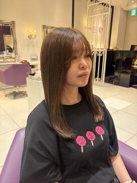 ハピネス 河原町店(Happiness) 四条河原町　ワンカラー　髪質改善  亀田乃愛