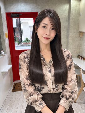 チャーム ヘア リゾート(charm hair resort) 40代絹髪縮毛矯正スタイル