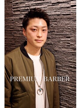 プレミアムバーバー 赤坂店(PREMIUM BARBER produce by HIRO GINZA) 艶束ショートツーブロック<理容室><赤坂>