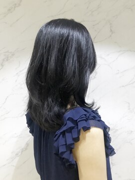 パティオン(PATIONN) ダークブラウンカラー×ミディアムレイヤー【表参道青山原宿】