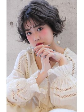 ヘアーアンドメイク シーク 吉祥寺(HAIR&MAKE SeeK) 『波ウェーブ』×『３Ｄアディクシーアッシュ』ショートボブ