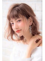 ソア 武蔵小杉(SOAR) 大人かわいい無造作カールとデザインカラー小顔ボブディ