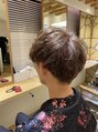 エイト新宿店(EIGHT shinjuku)&nbsp;ブリーチなし、ミルクティーカラー。［新宿/新宿駅]