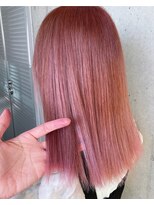 ガルボ ヘアー(garbo hair)&nbsp;#ピンクカラー#ハイトーンカラー#ベビーピンク#下村カラー