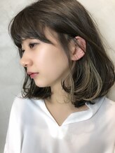 アン 溝の口(un) ◆インナーカラーボブ【透明感カラー・デジタルパーマok】