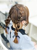 ツインテールアレンジ☆+゜
