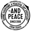 アンドピース and peaceのお店ロゴ