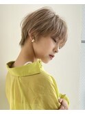 ハイトーン 抜け感 可愛い 韓国風 おしゃれ 大人 くびれショート