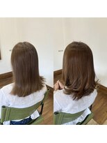 デュアル(dual)&nbsp;４０代／定期カット☆セミロングヘア