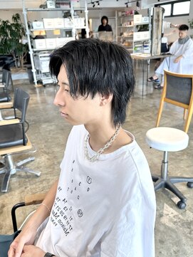 ザ オーダー(THE ORDER) センターパートウルフカットメンズ刈り上げ束巻アイロンセット