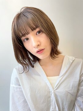 サンド 鹿児島中央(sand) 黒髪/グレーベージュ/レイヤーロング/前髪パーマ[鹿児島駅]