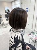 パッツン顎ラインボブ