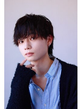 ソイクフ(SOY KUFU) MEN’S HAIR マッシュパーマアッシュブラックカルマパーマ