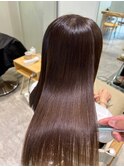 髪質改善トリートメントミルクティーベージュカラーくびれヘア