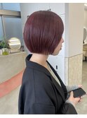 @ayumi_sand ミニボブ　ボブ　レッドブラウン