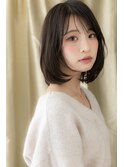 アッシュブラック前下がりレイヤーボブY戸田公園20代30代40代!