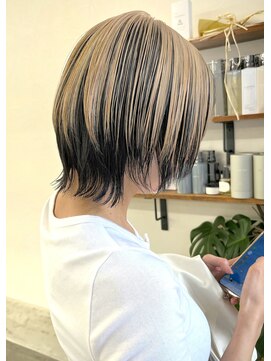 ソソ(soso) 【soso 伊勢田】ショートウルフ×アンブレラ【横浜/ブリーチ】