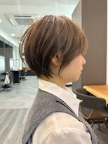 ビューエヒメ(VIEW EHIME)&nbsp;小顔カットショートボブ大人可愛いアッシュオリーブ20代30代40代