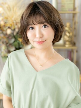 カバーヘア ブリス 北浦和(COVER HAIR bliss) ウルフパーマひし形ふわふわフェザーショート北浦和20代30代40代
