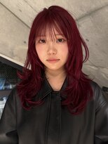 ダブ ムート(DaB MUUT)&nbsp;ワインレッド　レイヤーカット