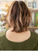 外国人風ハイライトグラデーションボブTb9北浦和10代20代30代