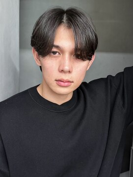 アルバム 渋谷パルコ(ALBUM) ブルーブラックニュアンスパーマ_ba501743