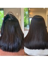 メルシー(Merci)&nbsp;縮毛矯正ビフォーアフター