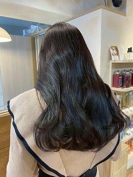 アンククロス 青山店(ANKH CROSS) 艶髪ウェーブ/髪質改善/透明感カラー/グレージュ