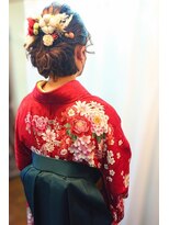 ヘアアート ル シエル(Hairart Le ciel)&nbsp;卒業式 袴和モダンアップ