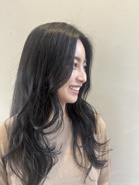 ヘアサロン レゴリス(hair salon REGOLITH) 顔周りレイヤーゆるふわ×暗め透けカラー