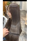 【神田オススメ】赤みを抑えた艶髪ミントグレージュ