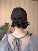 オン キャナルシティ博多前店(on)&nbsp;【中里恵梨】ヘアセット/タイトヘア/カチモリヘア/参列ヘア
