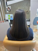 クレップスヘアーヒマワリ(CRE'PS HAIR HIMAWARI)&nbsp;縮毛矯正ロング/縮毛矯正ビフォーアフター