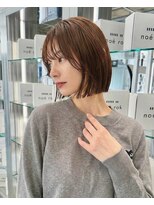 ノエロク 岐阜(noe rok)&nbsp;ボブ/前髪レイヤー/チョコベージュ/岐阜s03
