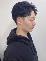 ラギッド 大野城店(RUGGED)&nbsp;刈り上げショート 毛流れパーマ オールバック 束感